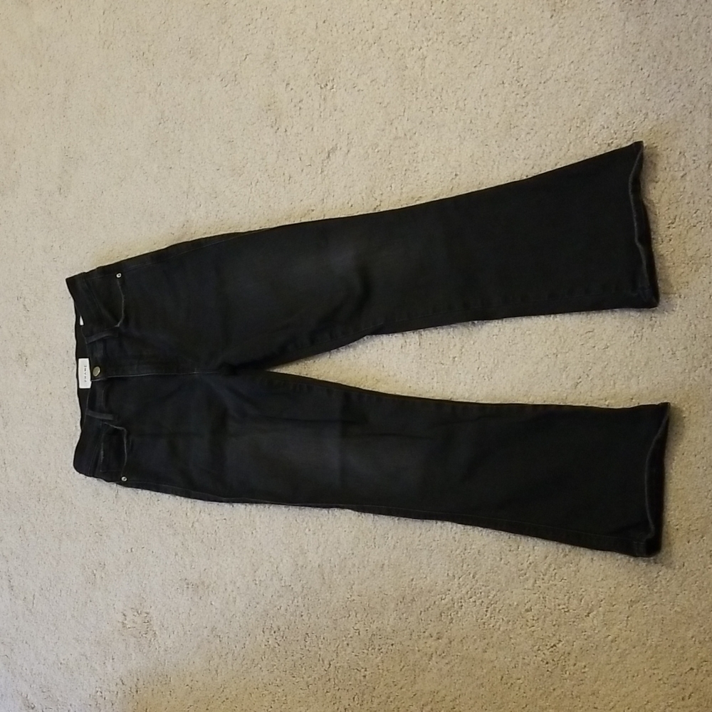Frame black boot cut jeans